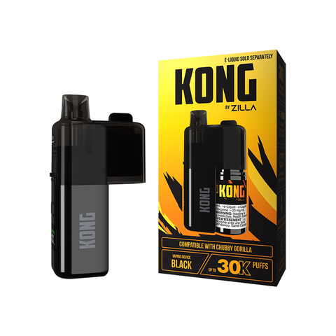 KONG BY ZILLA DISPOSABLE DEVICE (4PCS/CTN) [CRC]  BLACK