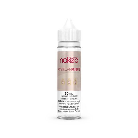 AMERICAN PATRIOTS BY NAKED100 [ON] 60ML 0MG