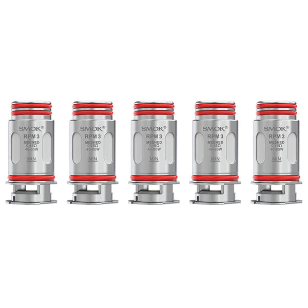 SMOK RPM3 REPLACEMENT COILS (5 PACK)  MESHED 0.15OHM