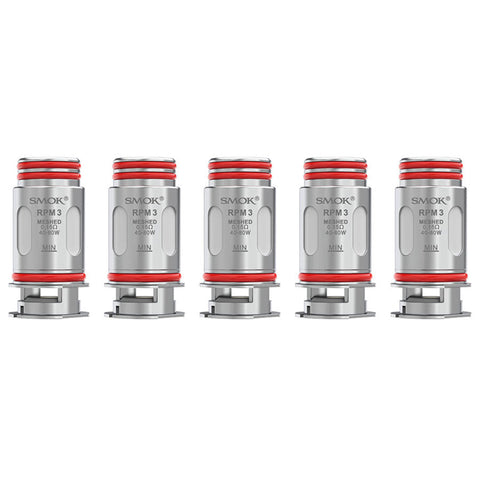 SMOK RPM3 REPLACEMENT COILS (5 PACK)  MESHED 0.15OHM