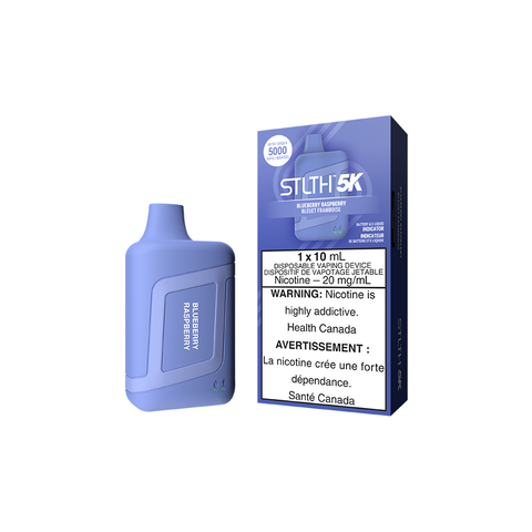 STLTH 5K DISPOSABLE - BLUEBERRY RASPBERRY (5PC/CTN) [ON] 10ML 20MG
