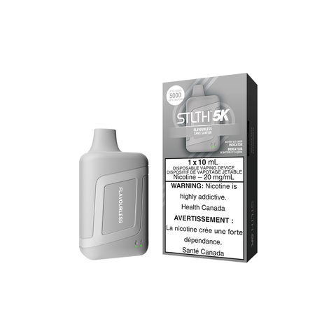 STLTH 5K DISPOSABLE - FLAVOURLESS (5PC/CTN) [NB]  20MG