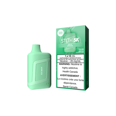 STLTH 5K DISPOSABLE - HYPE ICE (5PC/CTN) [ON] 10ML 20MG