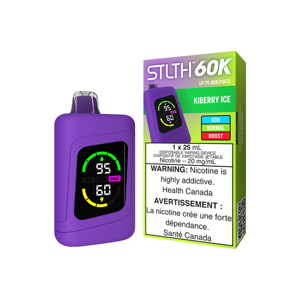 STLTH 60K DISPOSABLE - KIBERRY ICE (4PCS/CTN) 25ML 20MG