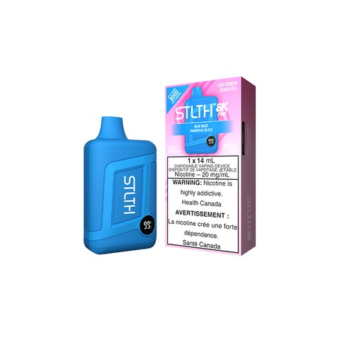 STLTH 8K PRO DISPOSABLE - BLUE RAZZ (5PC/CTN) [ON] 14ML 20MG