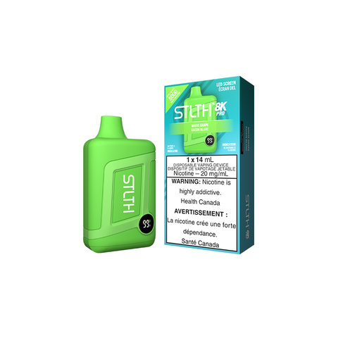 STLTH 8K PRO DISPOSABLE - WHITE GRAPE (5PC/CTN)  20MG