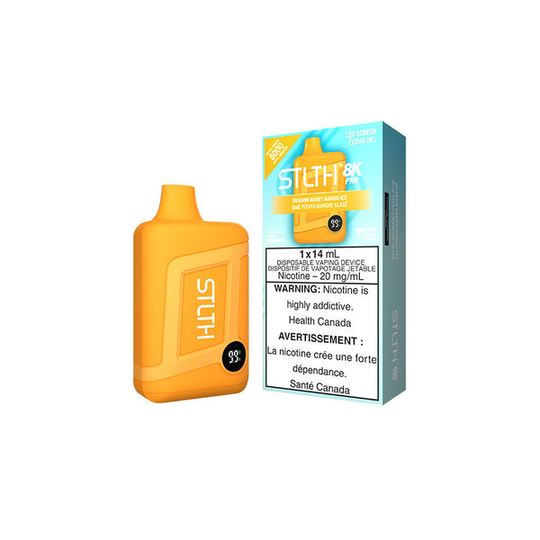 STLTH 8K PRO DISPOSABLE - DRAGON BERRY MANGO ICE (5PC/CTN) [AB]  20MG