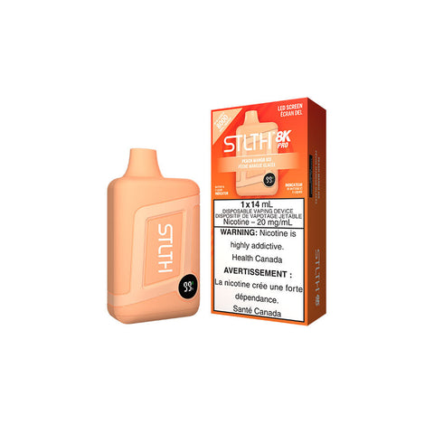 STLTH 8K PRO DISPOSABLE - PEACH MANGO ICE (5PC/CTN)  20MG