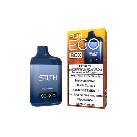 STLTH ECO BOX DISPOSABLE - TOBACCO BREEZE (5PCS/CTN) [PE] 10ML 20MG