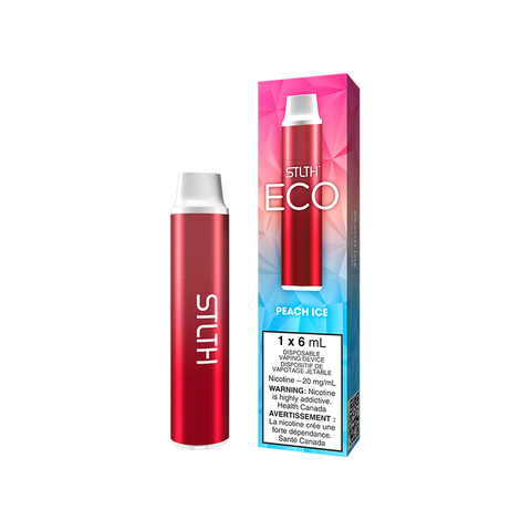 STLTH ECO DISPOSABLE - PEACH ICE (6PCS/CTN) [AB] 6ML 20MG
