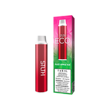 STLTH ECO DISPOSABLE - RAZZ APPLE ICE (6PCS/CTN) [MB] 6ML 20MG