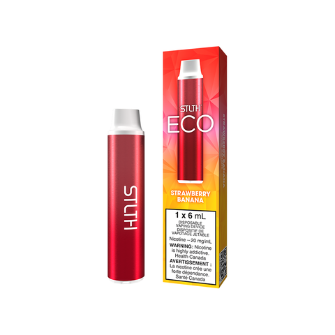 STLTH ECO DISPOSABLE - STRAWBERRY BANANA (6PCS/CTN) [AB] 6ML 20MG