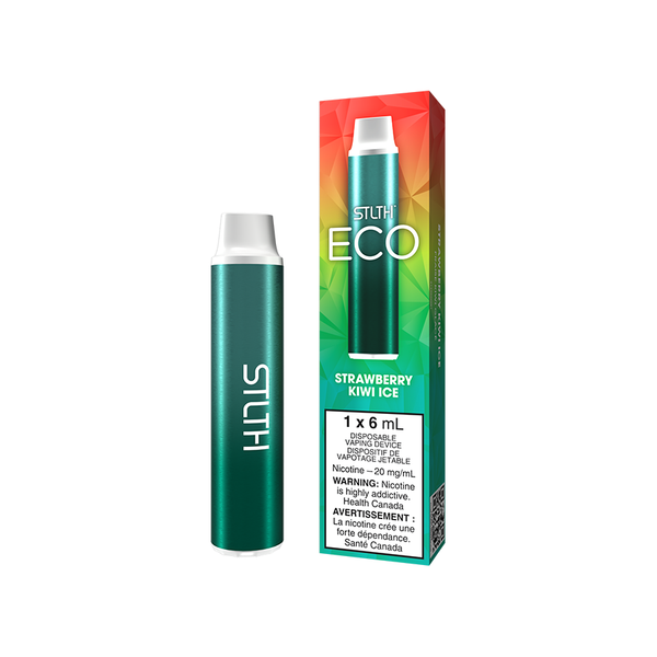 STLTH ECO DISPOSABLE - STRAWBERRY KIWI ICE (6PCS/CTN) [AB] 6ML 20MG