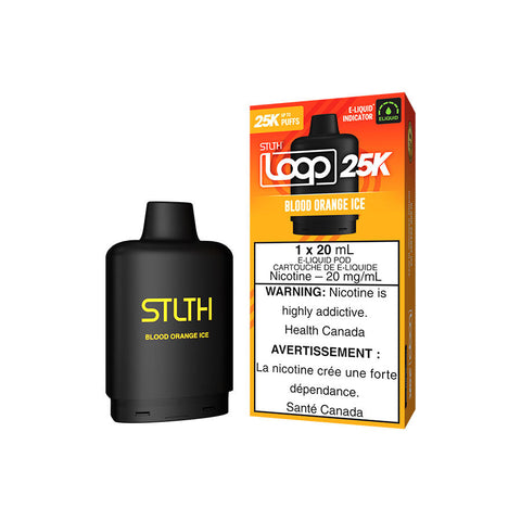 STLTH LOOP 25K POD PACK - BLOOD ORANGE ICE (5PC/CTN) [MB] 20ML 20MG