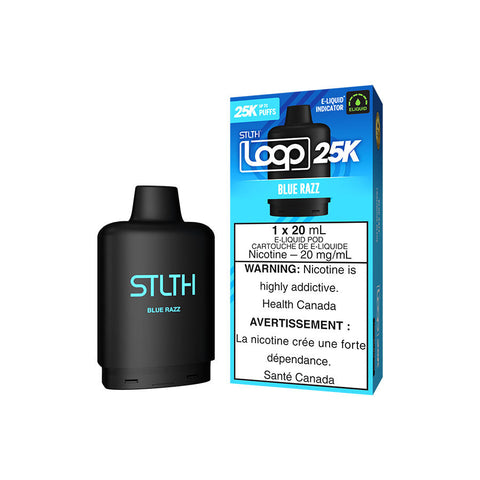STLTH LOOP 25K POD PACK - BLUE RAZZ (5PC/CTN) [AB] 20ML 20MG