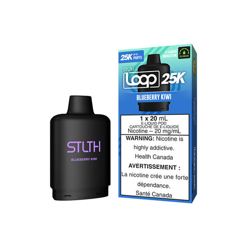 STLTH LOOP 25K POD PACK - BLUEBERRY KIWI (5PC/CTN) 20ML 20MG