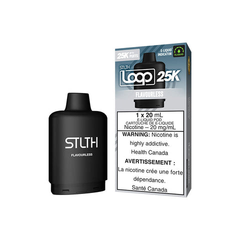 STLTH LOOP 25K POD PACK - FLAVOURLESS (5PC/CTN) 20ML 20MG