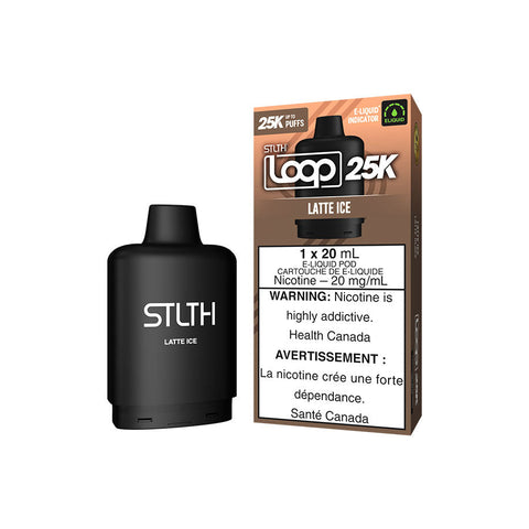 STLTH LOOP 25K POD PACK - LATTE ICE (5PC/CTN) [ON] 20ML 20MG