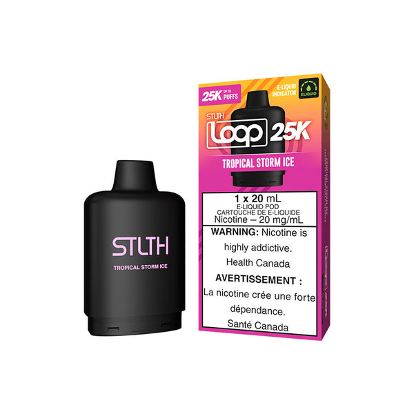 STLTH LOOP 25K POD PACK - TROPICAL STORM ICE (5PC/CTN) 20ML 20MG