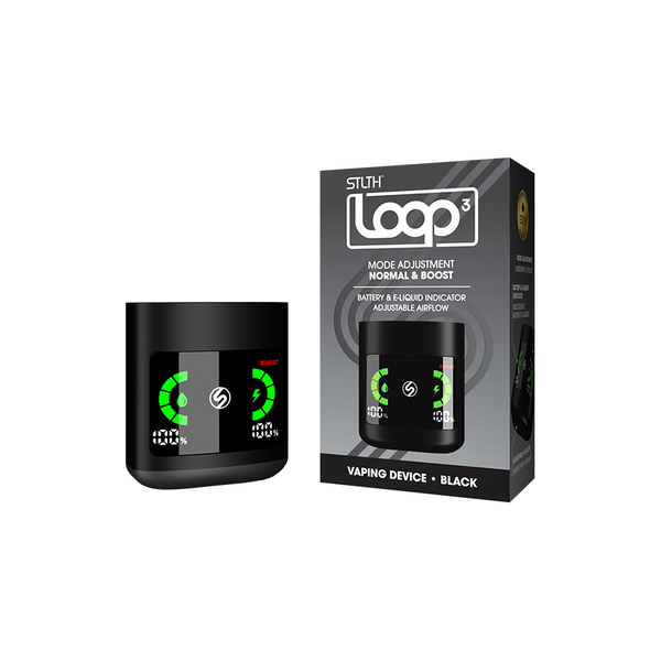 STLTH LOOP 3 CLOSED POD DEVICE (5PC/CTN)  BLACK
