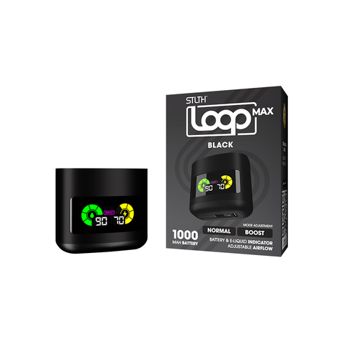 STLTH LOOP MAX CLOSED POD DEVICE (4PCS/CTN)  BLACK