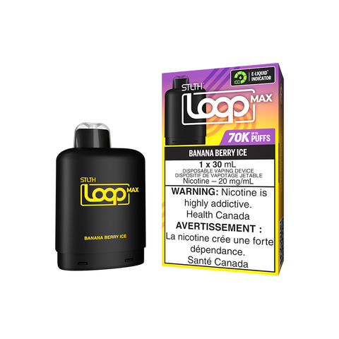 STLTH LOOP MAX POD PACK - BANANA BERRY ICE (4PCS/CTN) 30ML 20MG
