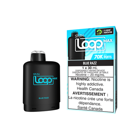 STLTH LOOP MAX POD PACK - BLUE RAZZ (4PCS/CTN) [ON] 30ML 20MG