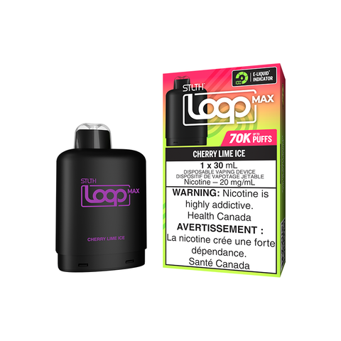 STLTH LOOP MAX POD PACK - CHERRY LIME ICE (4PCS/CTN) [AB] 30ML 20MG