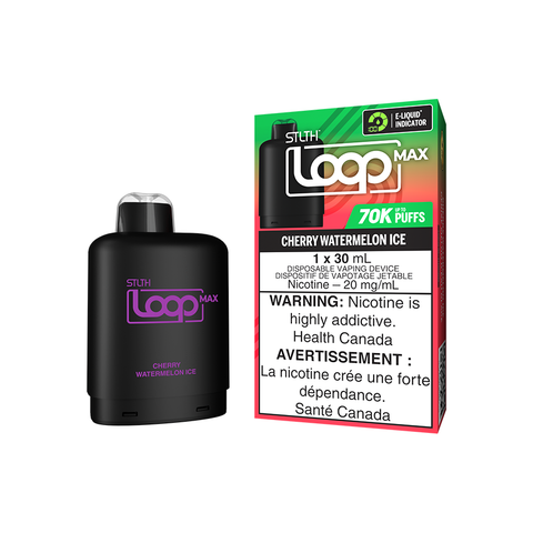STLTH LOOP MAX POD PACK - CHERRY WATERMELON ICE (4PCS/CTN) 30ML 20MG