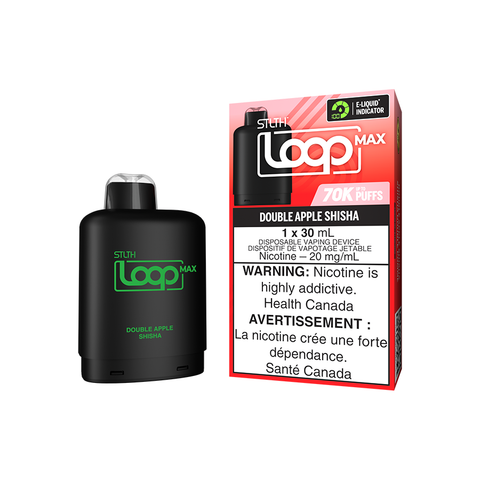 STLTH LOOP MAX POD PACK - DOUBLE APPLE SHISHA (4PCS/CTN) [ON] 30ML 20MG