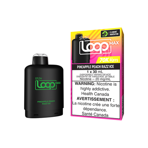 STLTH LOOP MAX POD PACK - PINEAPPLE PEACH RAZZ ICE (4PCS/CTN) 30ML 20MG