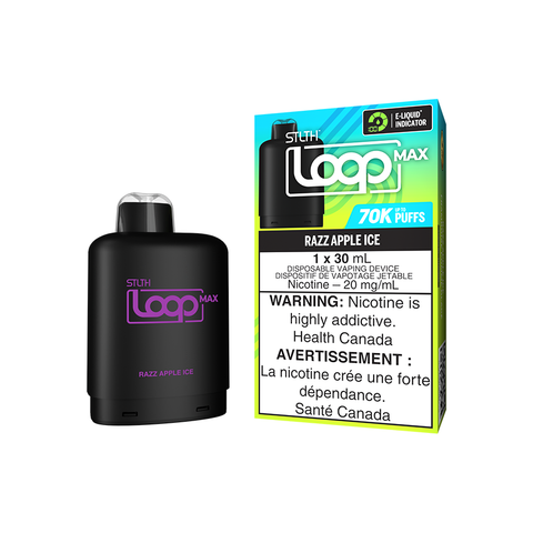 STLTH LOOP MAX POD PACK - RAZZ APPLE ICE (4PCS/CTN) [AB] 30ML 20MG