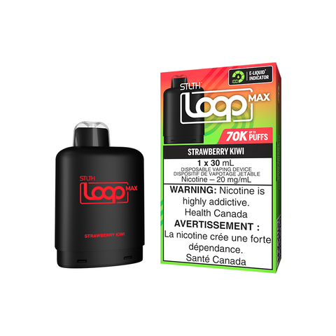 STLTH LOOP MAX POD PACK - STRAWBERRY KIWI (4PCS/CTN) [ON] 30ML 20MG