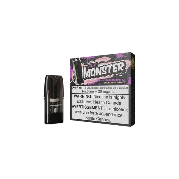 STLTH MONSTER POD PACK PEACH DRAGONFRUIT ICE (5PCS/CTN)  20MG