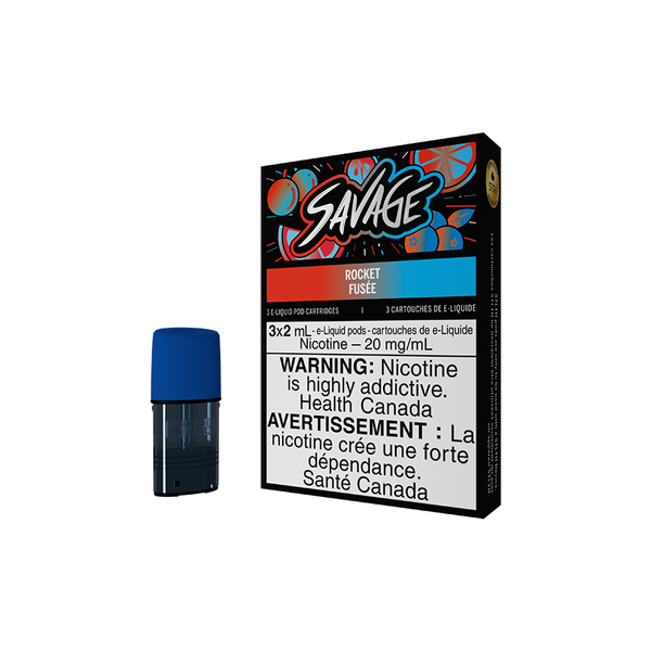 STLTH POD PACK SAVAGE ROCKET (3 PACK) [ON]  20MG