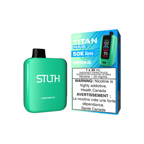 STLTH TITAN MAX DISPOSABLE - HONEYDEW ICE (4PCS/CTN) [AB] 30ML 20MG