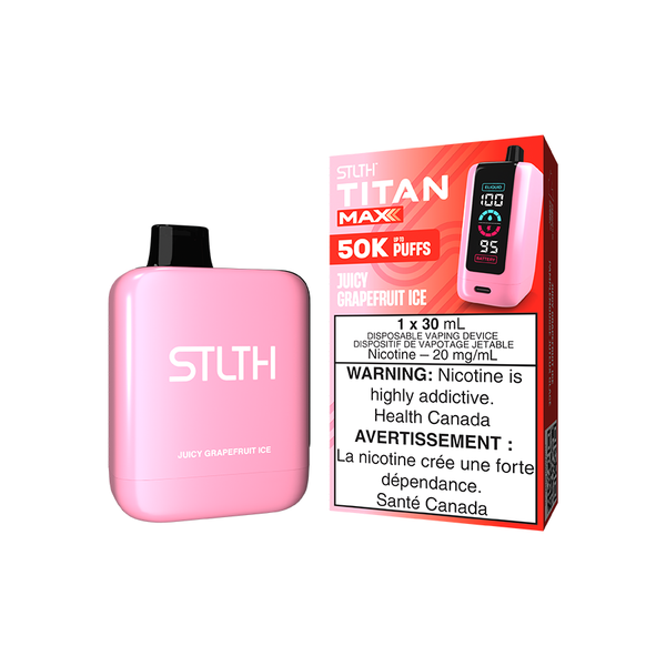 STLTH TITAN MAX DISPOSABLE - JUICY GRAPEFRUIT ICE (4PCS/CTN) [AB] 30ML 20MG