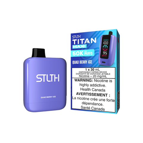 STLTH TITAN MAX DISPOSABLE - QUAD BERRY ICE (4PCS/CTN) [AB] 30ML 20MG