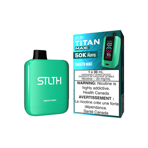 STLTH TITAN MAX DISPOSABLE - SMOOTH MINT (4PCS/CTN) [AB] 30ML 20MG