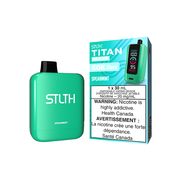 STLTH TITAN MAX DISPOSABLE - SPEARMINT (4PCS/CTN) [MB] 30ML 20MG