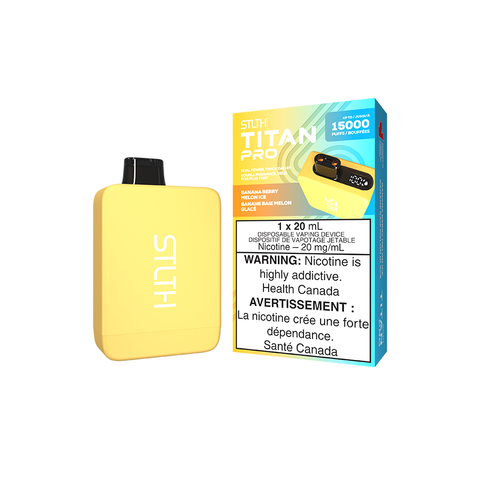 STLTH TITAN PRO DISPOSABLE - BANANA BERRY MELON ICE (5PCS/CTN) [AB] 20ML 20MG