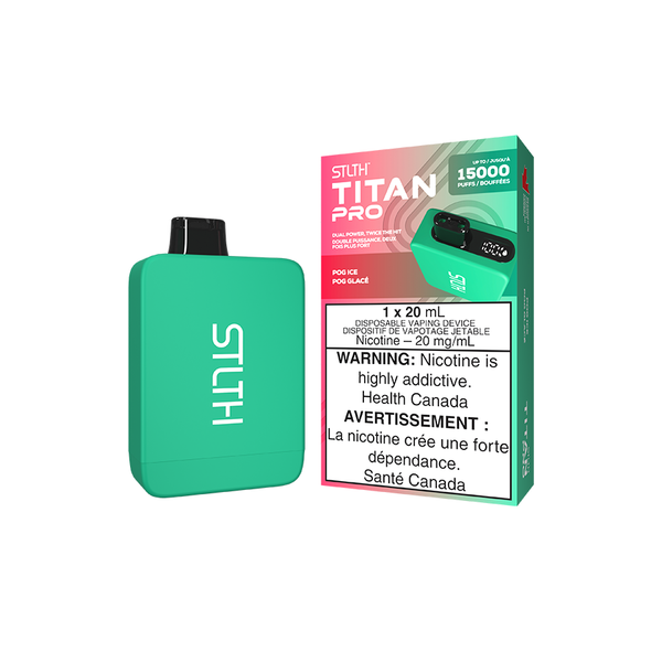 STLTH TITAN PRO DISPOSABLE - POG ICE (5PCS/CTN) [AB] 20ML 20MG