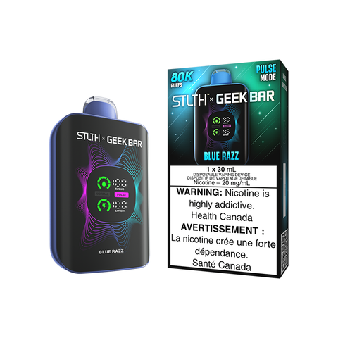 STLTH X GEEK BAR DISPOSABLE - BLUE RAZZ (4PCS/CTN) [AB] 30ML 20MG