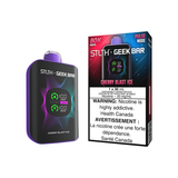 STLTH X GEEK BAR DISPOSABLE - CHERRY BLAST ICE (4PCS/CTN) [AB] 30ML 20MG