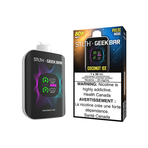 STLTH X GEEK BAR DISPOSABLE - COCONUT ICE (4PCS/CTN) [AB] 30ML 20MG