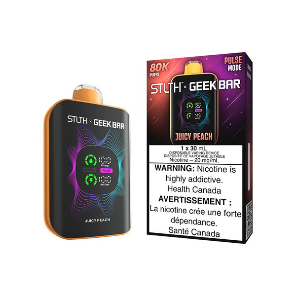STLTH X GEEK BAR DISPOSABLE - JUICY PEACH (4PCS/CTN) [AB] 30ML 20MG