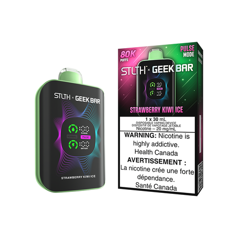 STLTH X GEEK BAR DISPOSABLE - STRAWBERRY KIWI ICE (4PCS/CTN) [AB] 30ML 20MG