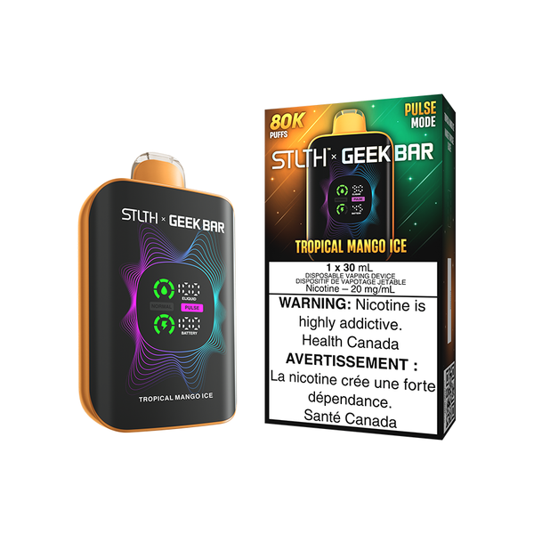 STLTH X GEEK BAR DISPOSABLE - TROPICAL MANGO ICE (4PCS/CTN) [AB] 30ML 20MG