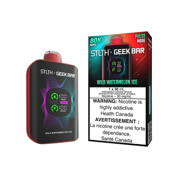 STLTH X GEEK BAR DISPOSABLE - WILD WATERMELON ICE (4PCS/CTN) [AB] 30ML 20MG