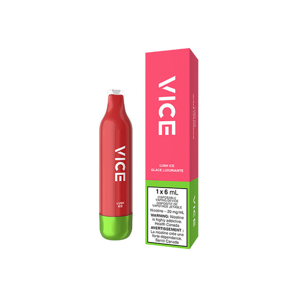 VICE 2500 DISPOSABLE - LUSH ICE (6PC/CTN)  20MG